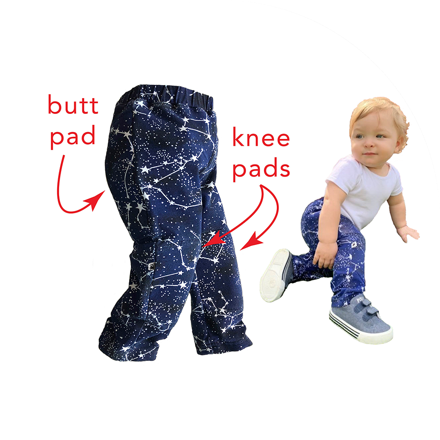 The Best Crawling & Walking Pants for Baby & Toddler, with Butt & Knee  Pads, Fall Protection!