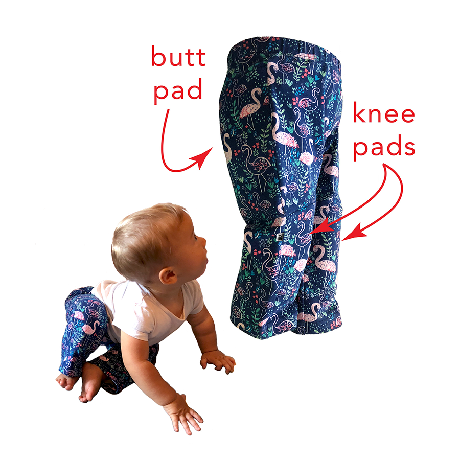 The Best Crawling & Walking Pants for Baby & Toddler, with Butt & Knee –  Sandra Aris